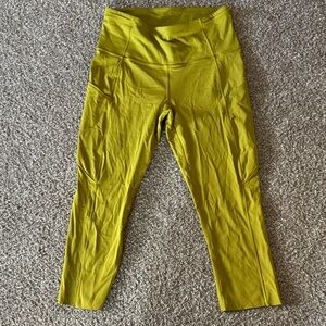 Lululemon Athletica Yellow Leggings